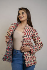 Reversible Quilted Jackets for Women | Reversible Printed Winter Jackets | XXS–7XL