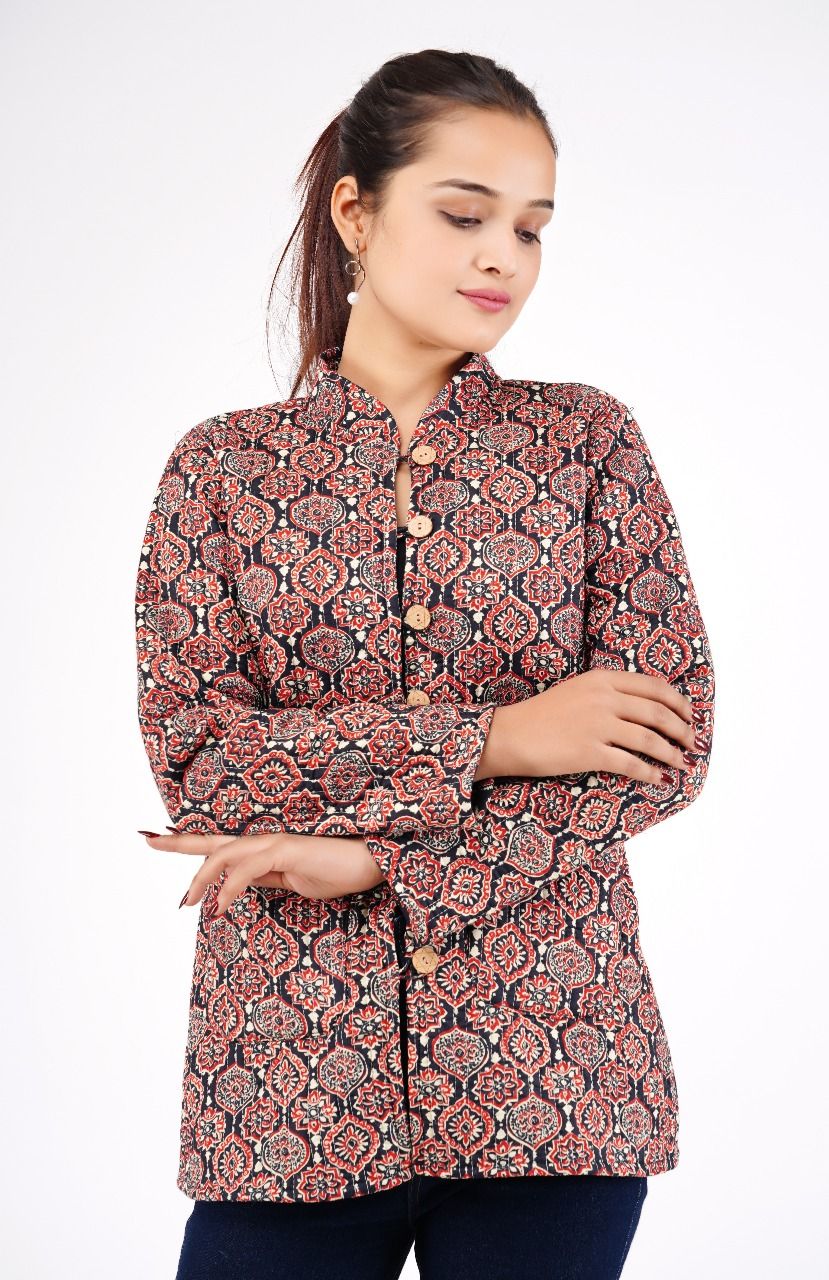 Reversible Quilted Jackets for Women | Reversible Printed Winter Jackets | XXS–7XL